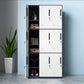 Contemporary Style Wardrobe Metal Home Wardrobe Closet with Doors Clearhalo 'Armoires & Wardrobes' 'armoires_wardrobes' 'Bedroom Furniture' 'furn' 'furn_armoires_wardrobes' 'Furniture' 1200x1200_6e336338-cbb3-46d7-82fb-3da786f6d868