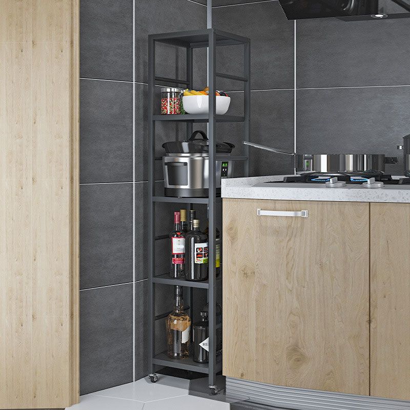 Contemporary Metal Book Shelf Open Home Shelf Bookcase with Shelves Clearhalo 'Bookcases' 'furn' 'furn_bookcases' 'Furniture' 'Office Furniture' 1200x1200_6e36b182-1519-4629-bd37-f51462b260a6