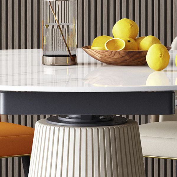 Glam 1/4/5/6/7 Pieces Dining Room Set Round Dining Table Set Clearhalo 'Dining Room Sets' 'Dining Tables & Seating' 'dining_room_set' 'furn' 'furn_dining_room_set' 'Furniture' 'furniture_dining_room_set' 'Kitchen & Dining Furniture' 1200x1200_6e36eb95-064f-4a33-98c2-c886ba73cbb0