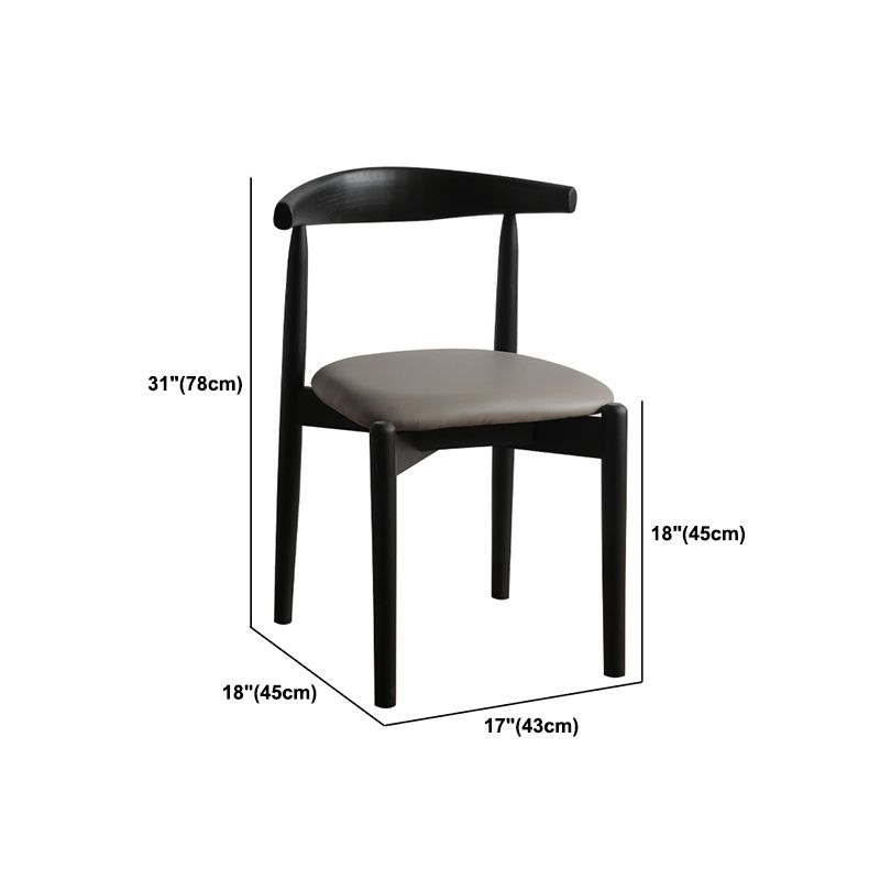 Set da pranzo moderno nero Set da pranzo con gambe in legno rettangolari da 1/2/5 pezzi per interni