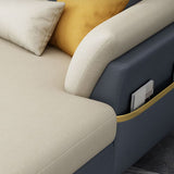 124.01" L x 70.86" W x 35.43" H Faux Leather Sectional Pillow Top Arm Sofa and Chaise Clearhalo 'furn' 'furn_sectionals' 'Furniture' 'furniture_sectionals' 'kitchen' 'kitchen_sectionals' 'Living Room Furniture' 'Sectionals' 1200x1200_6e39a82a-b301-4e9c-abdb-7b96708265ac