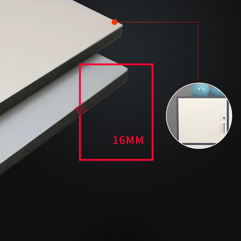 Gabinete de almacenamiento moderno de acabado mate de madera fabricada con puertas con bisagras