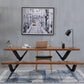 Industrial Rectangle Dining Table Wooden Table with Metal Legs for Home Use Clearhalo 'Dining Tables & Seating' 'Dining Tables' 'dining_table' 'furn' 'furn_dining_table' 'Furniture' 'Kitchen & Dining Furniture' 1200x1200_6e3a7ebd-858f-4461-a12c-30a5ec8571a6