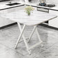 MDF Modern Square Dining Room Table Matte Finish Pedestal Table for Home Clearhalo ' dining_table' 'Dining Tables & Seating' 'Dining Tables' 'furn' 'furn_dining_table' 'Furniture' 'furniture_dining_table' 'Kitchen & Dining Furniture' 'kitchen&dining_furn' 'kitchen' 'kitchen_dining_table' 1200x1200_6e3ae484-16b6-41b5-ab7d-0b1f2cc03f1e