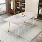 Rectangle Stone Dining Table Traditional Luxury Wood Tripod Base Dining Table Clearhalo 'Dining Tables & Seating' 'Dining Tables' 'dining_table' 'furn' 'furn_dining_table' 'Furniture' 'furniture_dining_table' 'Kitchen & Dining Furniture' 'kitchen' 'kitchen_dining_table' 1200x1200_6e3b67f5-ad28-4460-9086-3806c66f823b