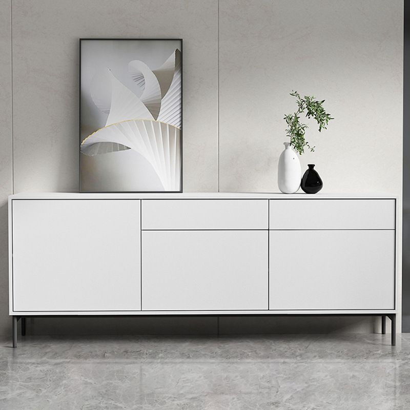 Contemporary Wood Sideboard Adjustable Shelves Dining Room Sideboard Clearhalo 'buffet_sideboard' 'Buffets & Sideboards' 'furn' 'furn_buffet_sideboard' 'Furniture' 'Kitchen & Dining Furniture' 1200x1200_6e3dcb27-31bd-4841-acf0-cf972d6c7685