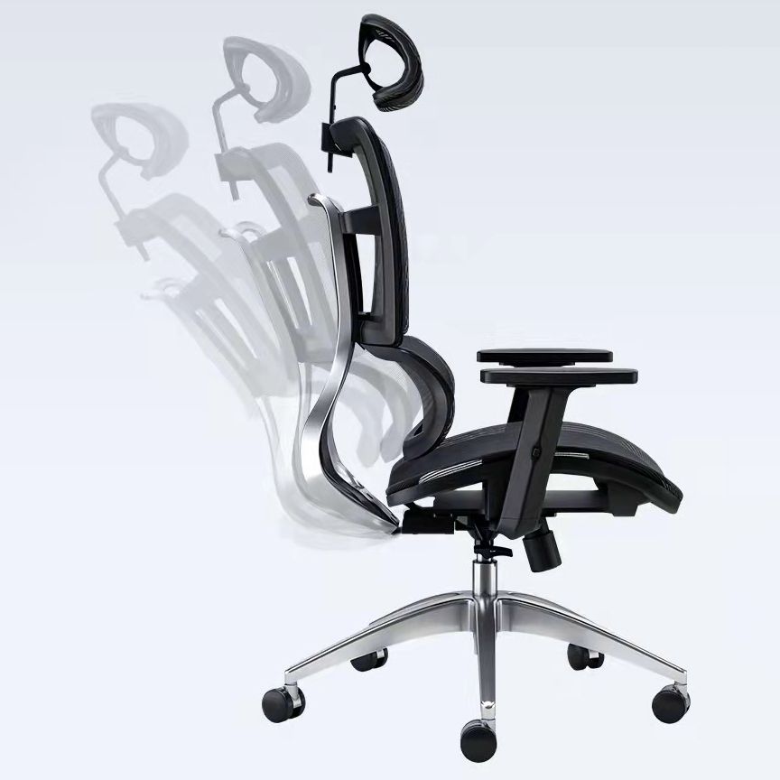 Contemporary Slide Office Chair High Back Adjustable Seat Height Desk Chair Clearhalo 'furn' 'furn_office_chair' 'Furniture' 'Office Chairs' 'Office Furniture' 'office_chair' 1200x1200_6e3dee89-571d-435e-83ba-f8c82b22cd7e