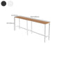 Industrial Counter Height Dining Table Trestle Bar Dining Table Clearhalo 'Bar Furniture' 'Bar Tables' 'bar_tables' 'furn' 'furn_bar_tables' 'Furniture' 'Kitchen & Dining Furniture' 1200x1200_6e3e0a34-8cf8-4347-bc83-f9af1cb0512a