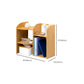 Moderne stijl Open Back Bookshelf Bamboo boekenkast met planken