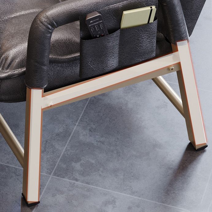 Contemporary Style Upholstered Side Chair Solid Back Arm Single Dining Chair for Home Use Clearhalo ' kitchen&dining_furn' 'Dining Chairs' 'Dining Tables & Seating' 'dining_chair' 'furn' 'furn_dining_chair' 'Furniture' 'furniture_dining_chair' 'Kitchen & Dining Furniture' 'kitchen' 1200x1200_6e40dbfd-7d08-4596-bbe3-7fc9064bede5