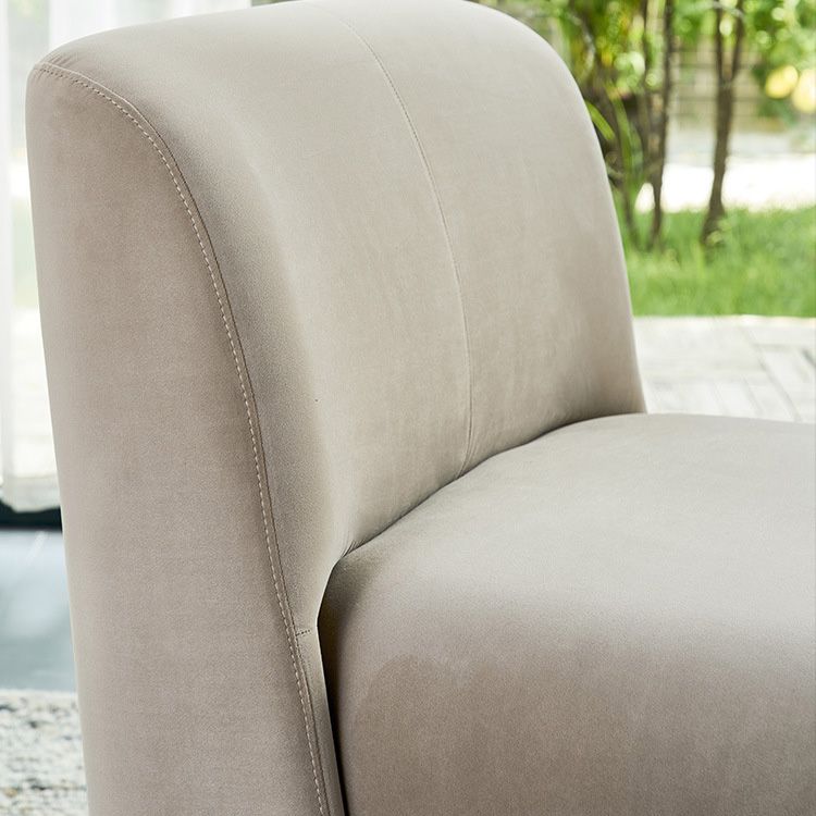 Solid Colo Contemporary Accent Chair Sled Velvet Accent Room Chair Clearhalo 'Accent Chairs' 'accent_chairs' 'Chairs & Seating' 'furn' 'furn_accent_chairs' 'Furniture' 'Living Room Furniture' 1200x1200_6e423d18-94be-4294-987c-580b48a2897f