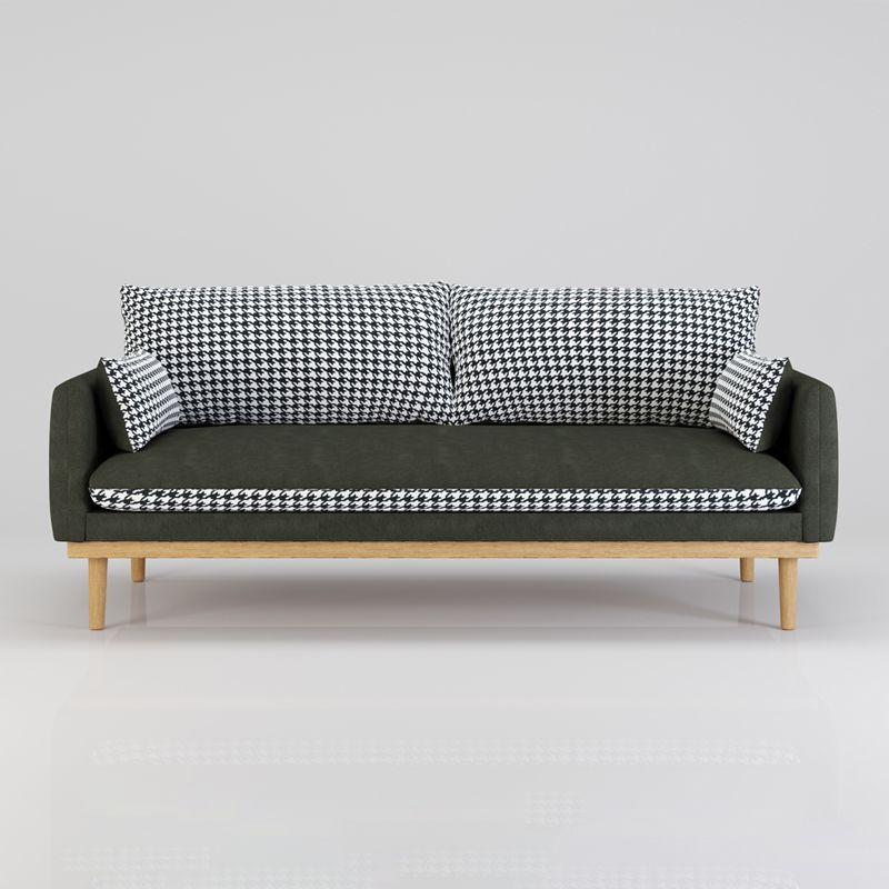 Faux Leather Modern Sofa 30 "W Square Arm Couch for Living Room Clearhalo 'furn' 'furn_sofas' 'Furniture' 'furniture_sofas' 'kitchen' 'kitchen_sofas' 'Living Room Furniture' 'Sofa' 'sofas' 1200x1200_6e424b16-e38c-4e67-964d-326c3b66a617