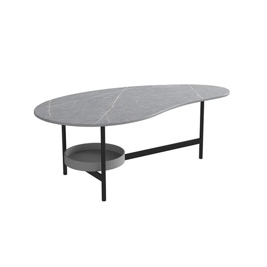 3 Legs Slate Coffee Table Free-Form Nesting Coffee Table Set
