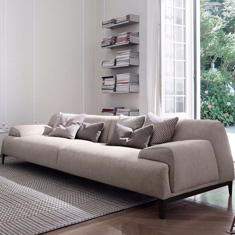 Strakke rugverboordende armbank voor appartement en woonkamer, 86.61 "l