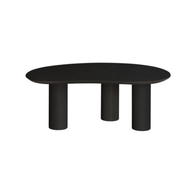 Tavolino da caffè in legno a 3 gambe Tavolo da cocktail a forma di nuvola - 13" H