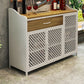 Sideboard in metallo in metallo in stile stile contemporaneo con porta per la cucina