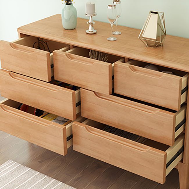 Modern Storage Chest Dresser Solid Wood Dresser with 5/6/7 Drawers Clearhalo 'Bedroom Furniture' 'Dressers & Chests' 'dressers_chests' 'furn' 'furn_dressers_chests' 'Furniture' 1200x1200_6e4a8b1e-4ae2-473f-beaa-51bef5a62dd6