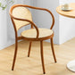 Modern Style Chairs Dining Stackable Arm Chair with Wooden Legs for Kitchen