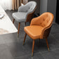 Glam Style Microfiber Leather Dining Chair Solid Back Arm Single Chair Clearhalo ' kitchen&dining_furn' 'Dining Chairs' 'Dining Tables & Seating' 'dining_chair' 'furn' 'furn_dining_chair' 'Furniture' 'furniture_dining_chair' 'Kitchen & Dining Furniture' 'kitchen' 1200x1200_6e4adc9e-3cc4-4c20-86d2-6f3c7afce5e5