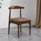 Chaise latéral de style moderne en bois ouvert à l'arrière sans bras pour usage domestique