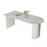 Metal Contemporary White Dining Table Sintered Stone Dining Table for Kitchen and Dining Room Clearhalo ' dining_table' 'Dining Tables & Seating' 'Dining Tables' 'furn' 'furn_dining_table' 'Furniture' 'furniture_dining_table' 'Kitchen & Dining Furniture' 'kitchen&dining_furn' 'kitchen' 'kitchen_dining_table' 1200x1200_6e4d432e-a150-4fc1-bcce-d2712ba67803