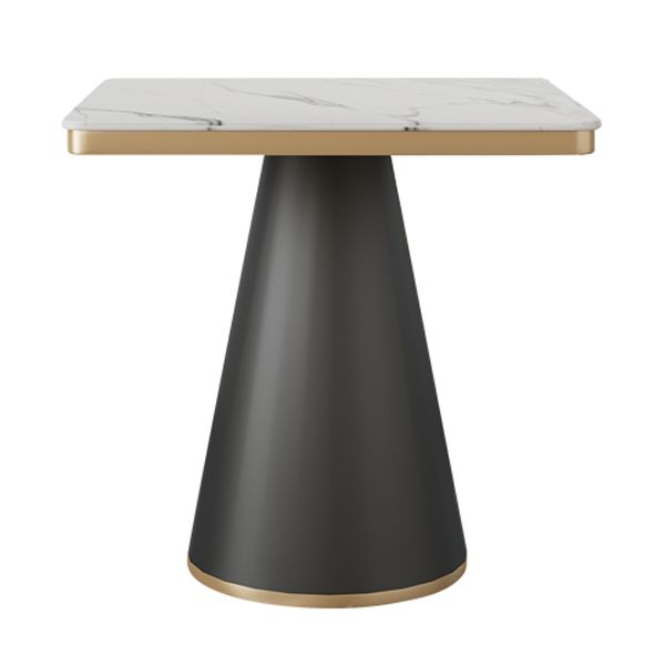 Sintered Stone Top Dining Table Traditional Luxury Dining Table with Metal Frame Clearhalo ' dining_table' 'Dining Tables & Seating' 'Dining Tables' 'furn' 'furn_dining_table' 'Furniture' 'furniture_dining_table' 'Kitchen & Dining Furniture' 'kitchen&dining_furn' 'kitchen' 'kitchen_dining_table' 1200x1200_6e4dd4f3-bf9a-44fc-b20a-f0798cf810c2