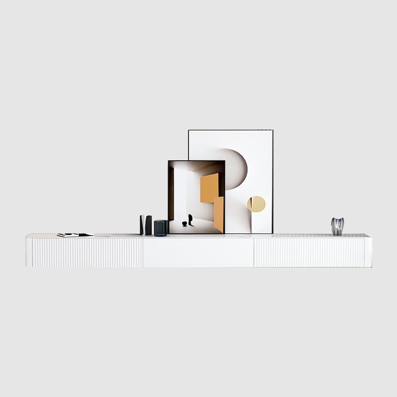 Consola de TV de estilo de televisión de piedra de estilo contemporáneo con cajones