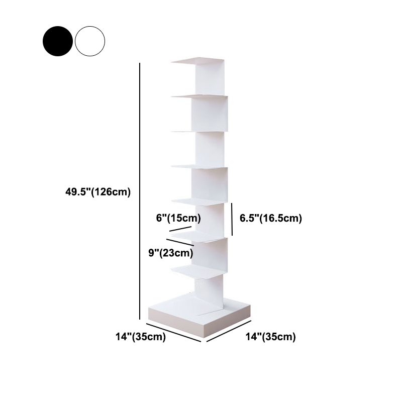 Libreria geometrica in stile contemporaneo libreria chiusa verticale
