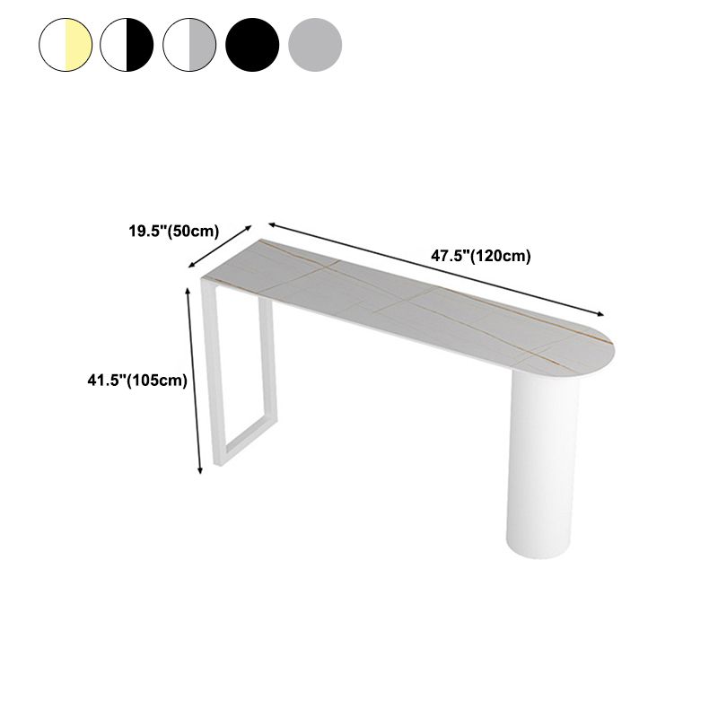 Tavolo da bar in stile contemporaneo tavolo da barra da bar con doppio piedistallo