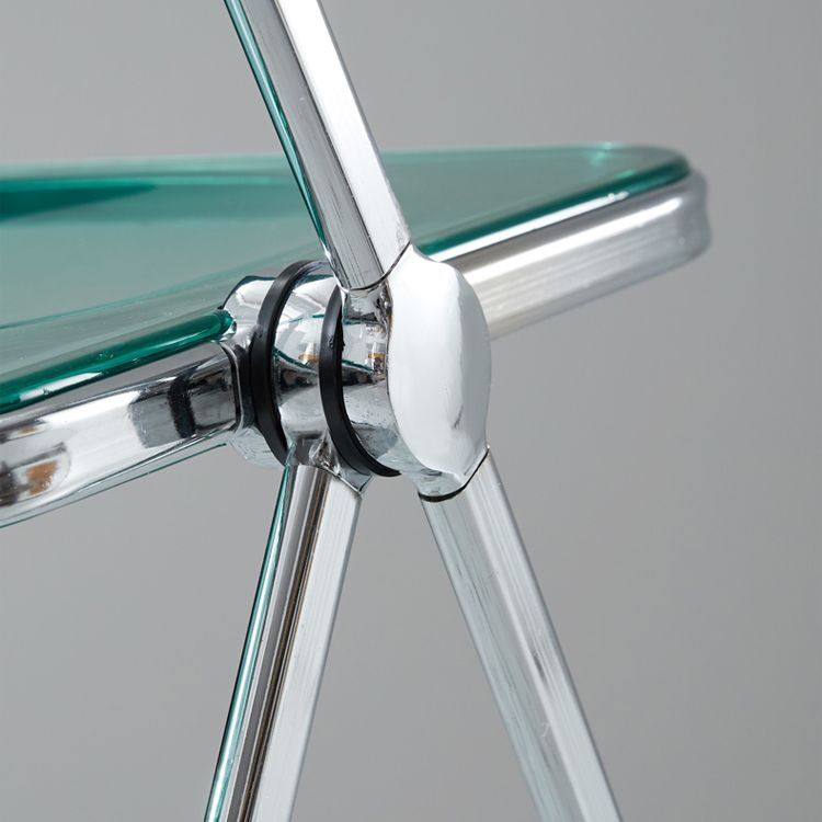 Open Back Dining Side Chair Foldable Armless Dining Chairs with Metal Legs Clearhalo ' kitchen&dining_furn' 'Dining Chairs' 'Dining Tables & Seating' 'dining_chair' 'furn' 'furn_dining_chair' 'Furniture' 'furniture_dining_chair' 'Kitchen & Dining Furniture' 'kitchen' 1200x1200_6e4f8d26-4c1c-489b-b6d2-e257a5f25003