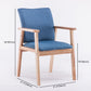 Scandinavian Rubberwood Solid Back Arm Chair Wood Dining Chair for Home Clearhalo ' kitchen&dining_furn' 'Dining Chairs' 'Dining Tables & Seating' 'dining_chair' 'furn' 'furn_dining_chair' 'Furniture' 'furniture_dining_chair' 'Kitchen & Dining Furniture' 'kitchen' 1200x1200_6e4fb364-0f50-4805-9d67-e143964d732b