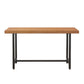 Industrial Rectangle Bar Table Set 1/6 Pieces Solid Wood Fixed Counter Table Clearhalo 'Bar Furniture' 'furn' 'furn_home_bar_bar_sets' 'Furniture' 'Home Bars & Bar Sets' 'home_bar_bar_sets' 'Kitchen & Dining Furniture' 1200x1200_6e500e63-9485-4632-a91f-2a7888c24e7c
