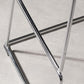 Contemporary Bar-stool Plastic Counter Bar Stool for Kitchen with Metal Legs