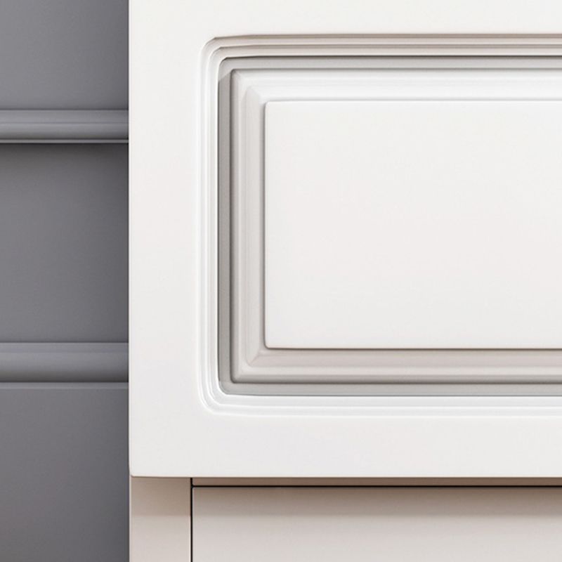 Contemporary Wood Accent Cabinet with Drawer Rectangle Accent Chest