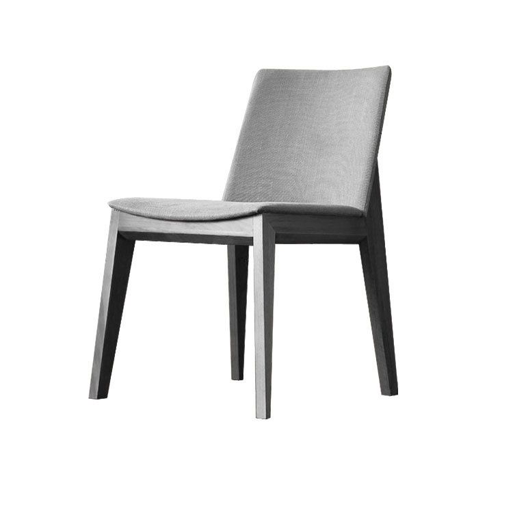 Scandinavian Style Linen Fabric Dining Chair Solid Back Armless Chairs (Set of 4) Clearhalo ' kitchen&dining_furn' 'Dining Chairs' 'Dining Tables & Seating' 'dining_chair' 'furn' 'furn_dining_chair' 'Furniture' 'furniture_dining_chair' 'Kitchen & Dining Furniture' 'kitchen' 1200x1200_6e562dd2-7e24-451d-ba96-0277fac7ebd0