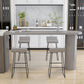 Contemporary Dining Table Pine Solid Wood Table with Double Pedestal for Dining Room Clearhalo ' dining_table' 'Dining Tables & Seating' 'Dining Tables' 'furn' 'furn_dining_table' 'Furniture' 'furniture_dining_table' 'Kitchen & Dining Furniture' 'kitchen&dining_furn' 'kitchen' 'kitchen_dining_table' 1200x1200_6e565fdb-8a0e-4426-85db-18626386bdc0