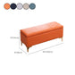 Glam Rectangle Storage Seating Bench Cushioned Backless Bedroom Bench