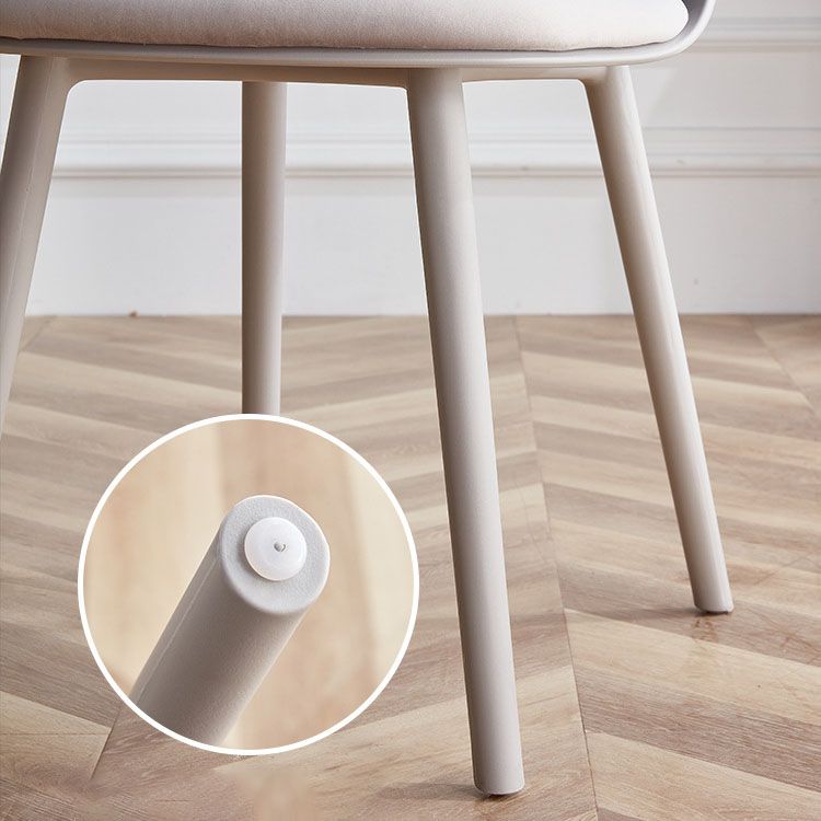 Upholstered Dining Chair Glam Style Plastic Side Chair for Dining Room Clearhalo 'Dining Chairs' 'Dining Tables & Seating' 'dining_chair' 'furn' 'furn_dining_chair' 'Furniture' 'furniture_dining_chair' 'Kitchen & Dining Furniture' 1200x1200_6e597b95-0c25-4eec-af78-c062f850b4d5