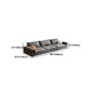 Modern Cushion Back Grey Sectionals 33'"  Pillow Top Arm Sectionals