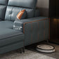 Modern 5-seat Faux Leather Sectional Square Arm Sectional with 4 Pillows Clearhalo 'furn' 'furn_sectionals' 'Furniture' 'Living Room Furniture' 'Sectionals' 1200x1200_6e632afa-35c1-4c70-9710-66a1cdeb701d