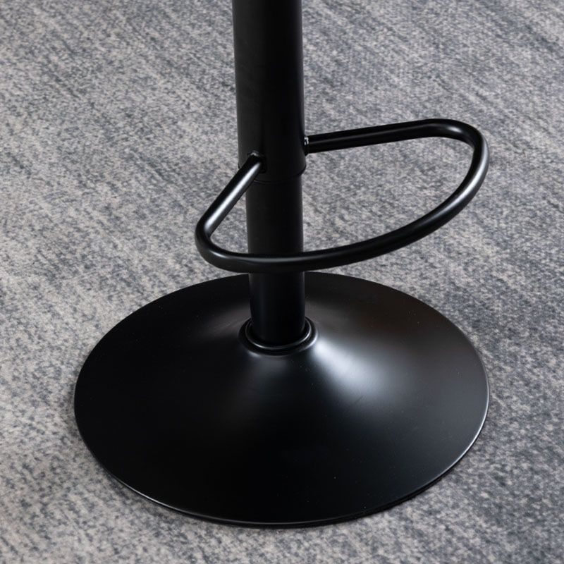 Nordic Steel Adjustable Swivel Barstool Indoor Tall Stool with Leather Seat Clearhalo 'Bar Furniture' 'Bar Stools' 'bar_stools' 'furn' 'furn_bar_stools' 'furniture_bar_stools' 'Kitchen & Dining Furniture' 'kitchen&dining_furn' 'kitchen' 'kitchen_furn' Furniture' 1200x1200_6e63555f-0203-4225-8515-e46c687fb466