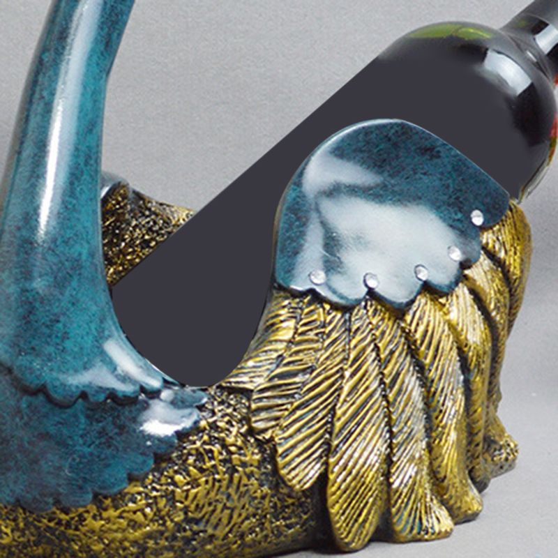 Glam Tabletop Wine Bottle Holder Resin Wine Bottle Rack for Kitchen Clearhalo 'furn' 'furn_wine_racks' 'Furniture' 'Kitchen & Dining Furniture' 'Wine Racks' 'wine_racks' 1200x1200_6e6371e5-9ef8-4f48-bd4b-e21537877d5b