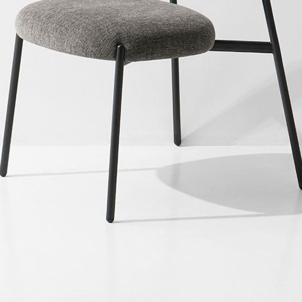 Designer Style Velvet Restaurant Dining Side Chair Open Back Dining Chair Clearhalo ' kitchen&dining_furn' 'Dining Chairs' 'Dining Tables & Seating' 'dining_chair' 'furn' 'furn_dining_chair' 'Furniture' 'furniture_dining_chair' 'Kitchen & Dining Furniture' 'kitchen' 1200x1200_6e6436f1-e1c8-436e-9d5f-5a4174881364