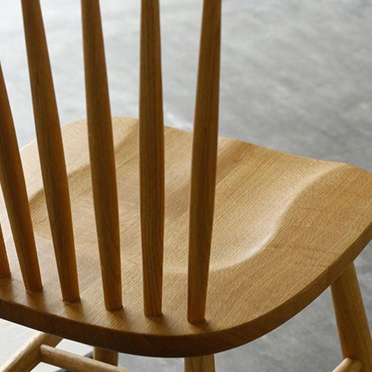Contemporary Style Side Chair Wood Slat Back Dining Room Chair for Dining Room