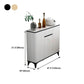 15.75"W Sideboard Modern Style Dining Sideboard Buffet for Living Room and Kitchen