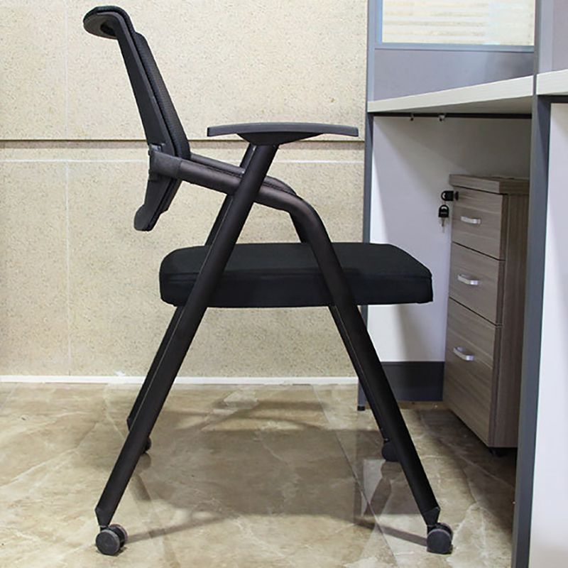 Contemporary Microfiber Arm Chair Conference Mid-Back Office Chair Clearhalo 'furn' 'furn_office_chair' 'Furniture' 'Office Chairs' 'Office Furniture' 'office_chair' 1200x1200_6e68a0eb-9bc2-4a48-a676-2f7d23cca984