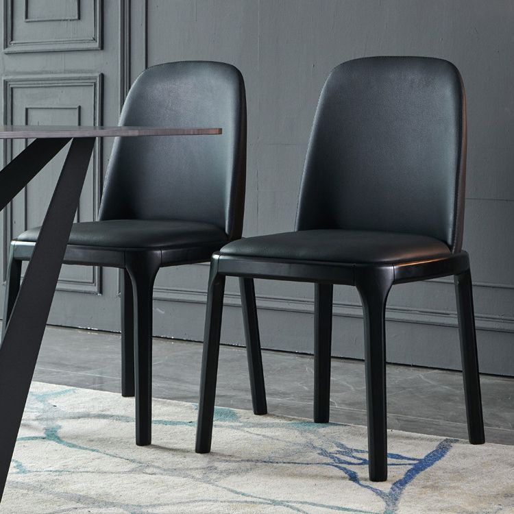 Industrial Ash Parsons Side Chair Leather Matte Finish Dining Chair (Set of 2) Clearhalo ' kitchen&dining_furn' 'Dining Chairs' 'Dining Tables & Seating' 'dining_chair' 'furn' 'furn_dining_chair' 'Furniture' 'furniture_dining_chair' 'Kitchen & Dining Furniture' 'kitchen' 1200x1200_6e69d41d-5ebf-4589-9ce6-a21111b3cd61