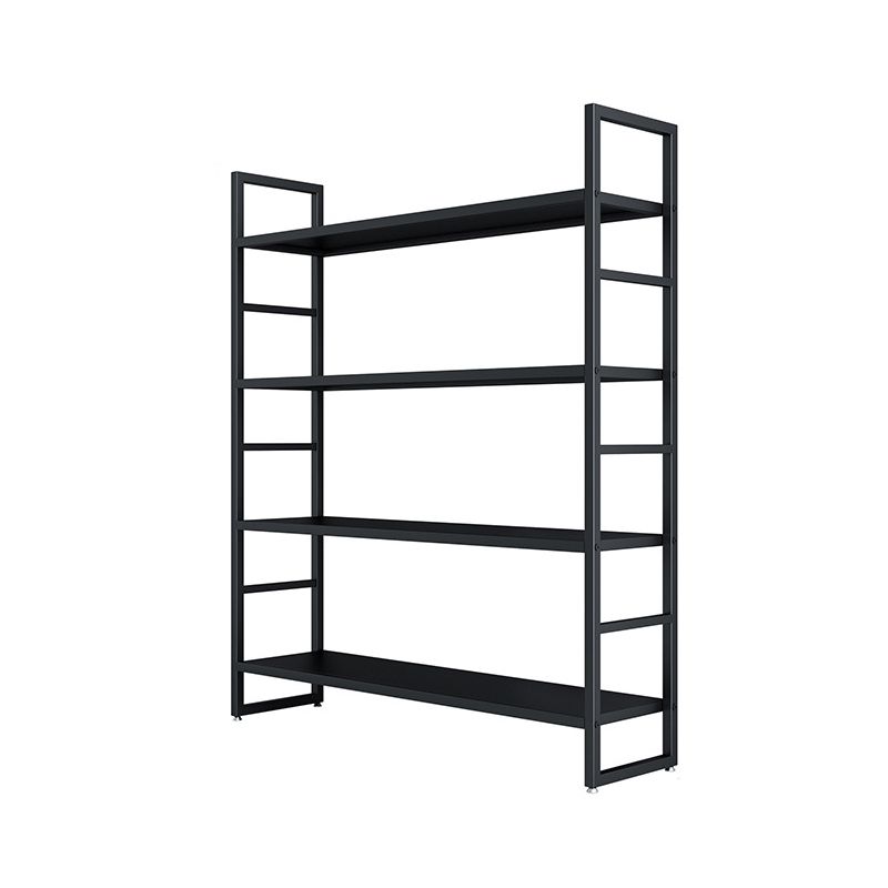 3/4/5-Shelf Iron Etagere Bookshelf Black and White Vertical Bookcase for Living Room Clearhalo 'Bookcases' 'furn' 'furn_bookcases' 'Furniture' 'furniture_bookcases' 'Office Furniture' 1200x1200_6e6ada64-3523-4b6b-9662-174b0a0c7528