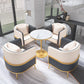 Traditional Luxury Stone Dining Table Round Dinette Table for Dining Room Clearhalo ' dining_table' 'Dining Tables & Seating' 'Dining Tables' 'furn' 'furn_dining_table' 'Furniture' 'furniture_dining_table' 'Kitchen & Dining Furniture' 'kitchen&dining_furn' 'kitchen' 'kitchen_dining_table' 1200x1200_6e6b3e8a-bdf7-4321-96aa-69c8504c1a19