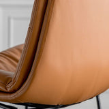 Scandinavian Coffee Shop Footrest Stool Matte Finish Upholstered Barstool Clearhalo 'Bar Furniture' 'Bar Stools' 'bar_stools' 'Furniture' 'furniture_bar_stools' 'Kitchen & Dining Furniture' 1200x1200_6e6c21d1-344f-45fe-8f04-1fc93a73cd2d